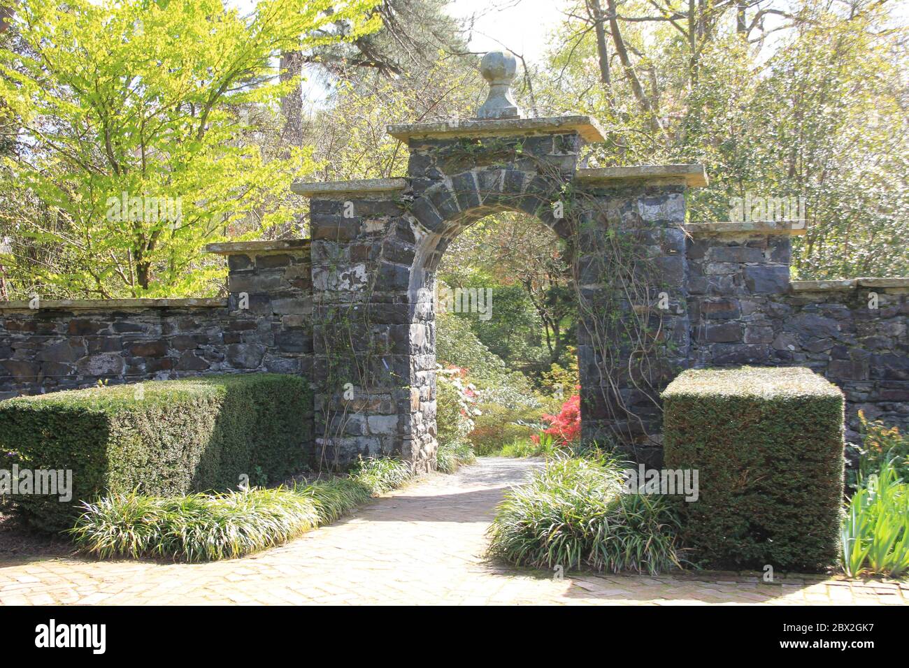 Bodnant Garden in Wales, United Kingdom Stock Photo Alamy