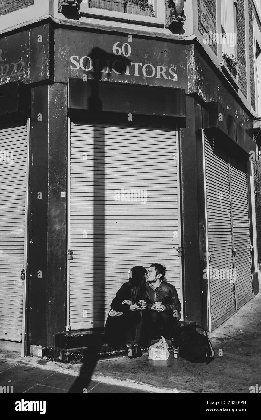 Portobello market stall Black and White Stock Photos & Images Alamy
