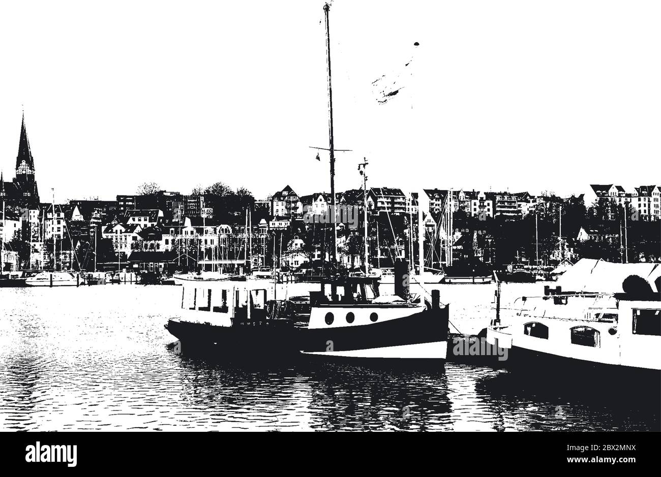 Passenger ship Black and White Stock Photos & Images - Alamy