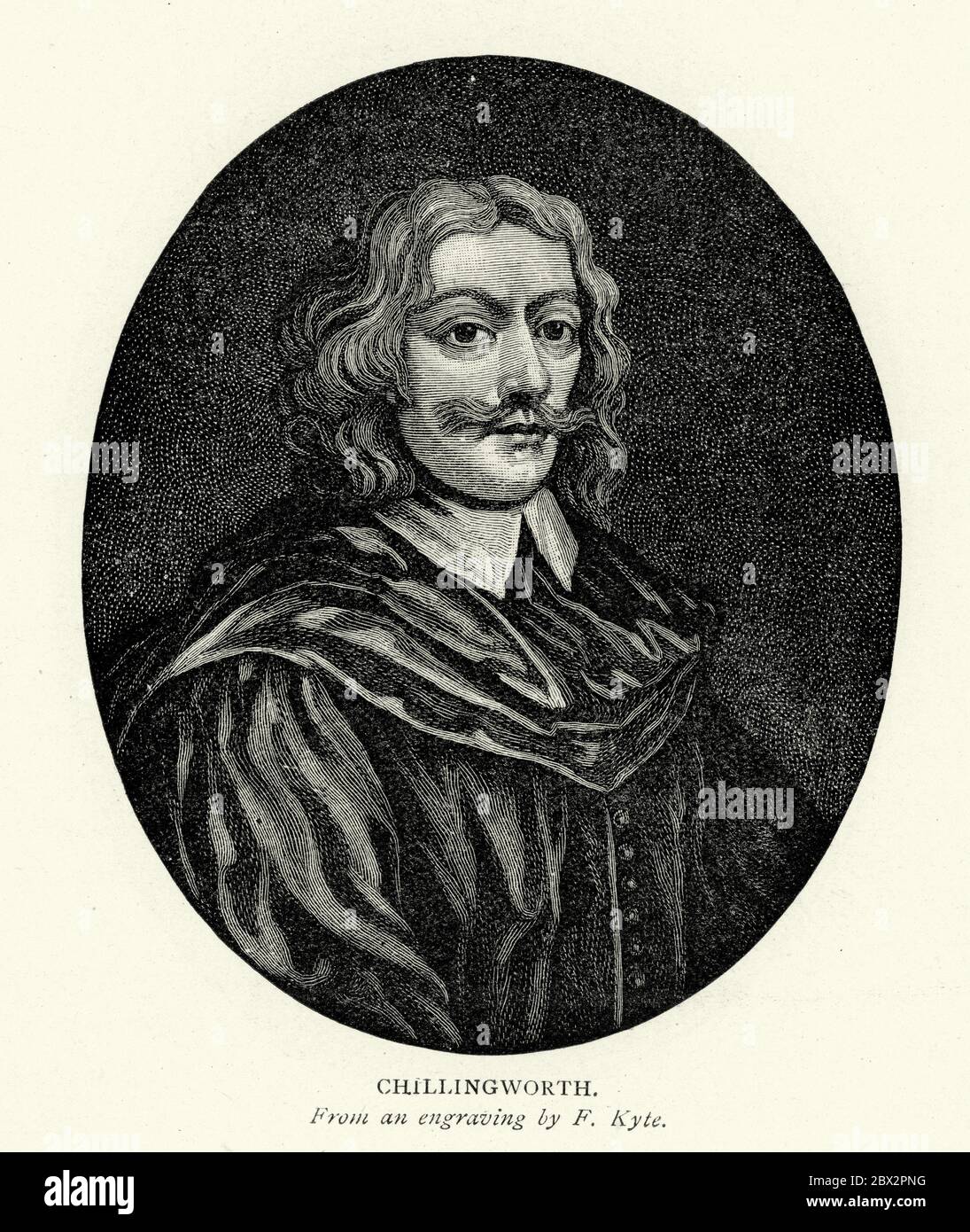 William Chillingworth (12 October 1602 – 30 January 1644) was a  controversial English churchman. from a 18th century engraving by Francis  Kyte Stock Photo - Alamy