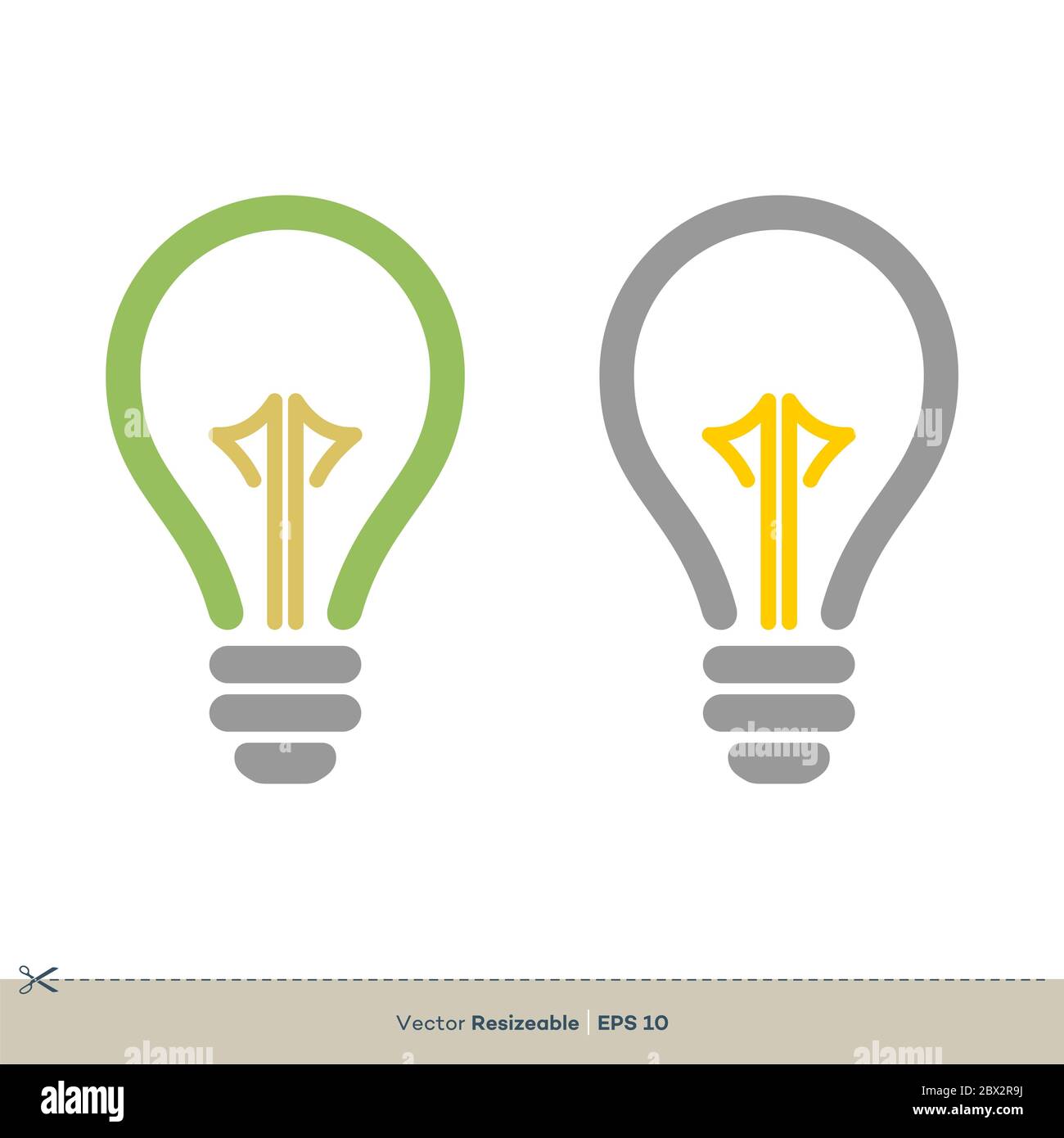 Light Bulb Idea Logo Template Illustration Design. Vector EPS 10 Stock ...