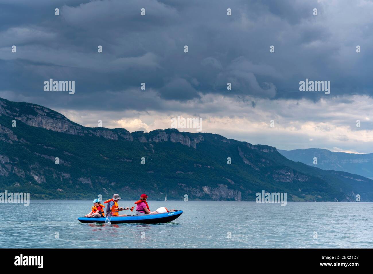 Stormy sky kayak hi-res stock photography and images - Alamy