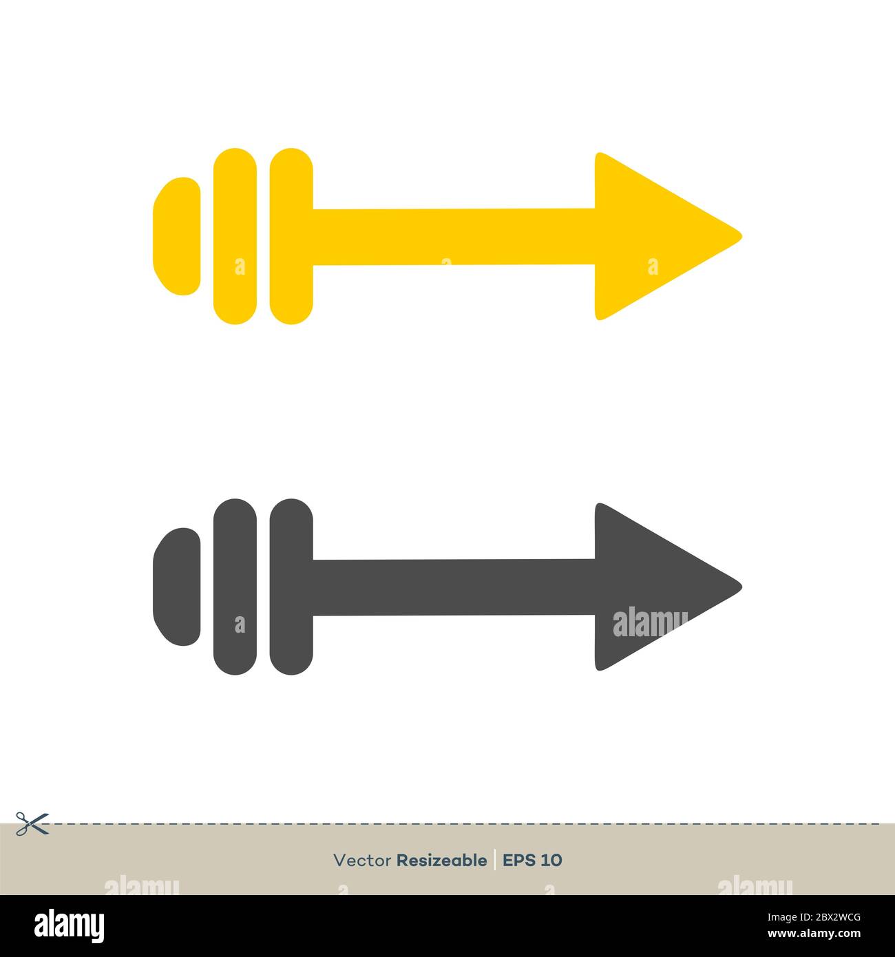 Arrow Vector Logo Template Illustration Design. Vector EPS 10 Stock ...