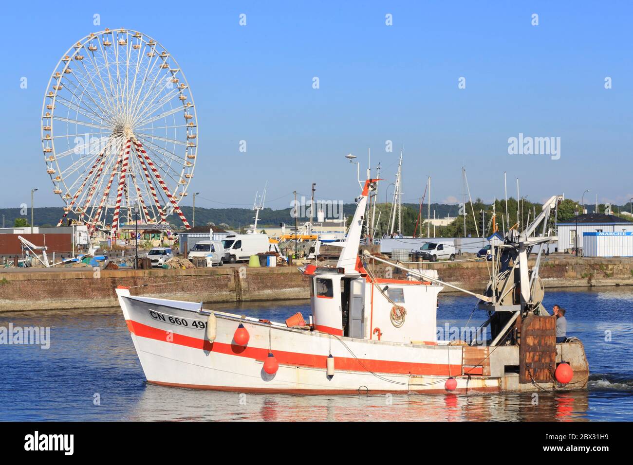 Big wheel honfleur hi-res stock photography and images - Alamy