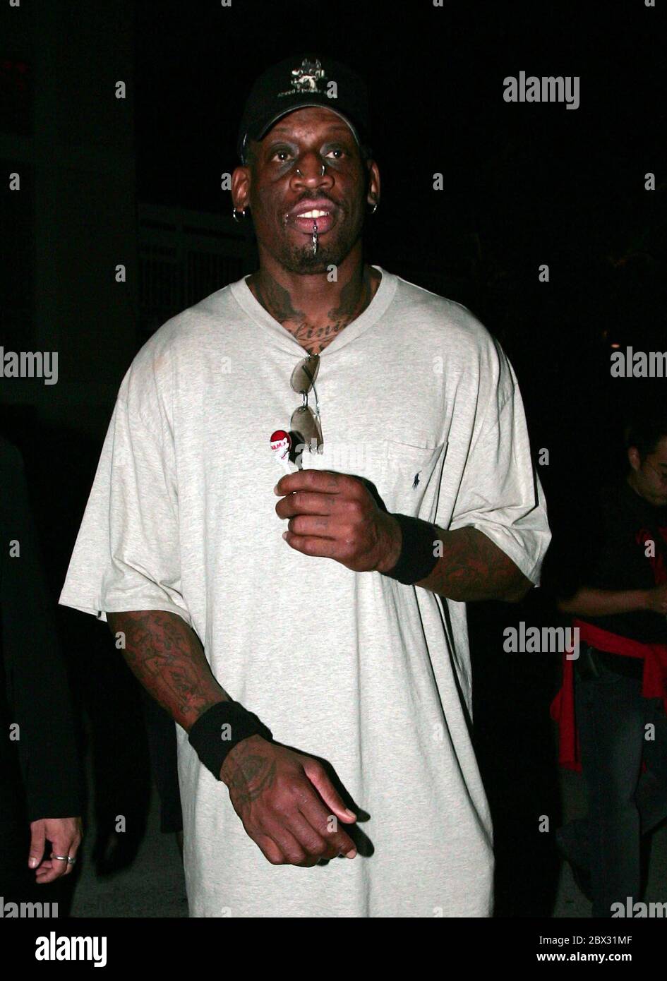 Miami Beach, U.S.A. 19th Sep, 2005. Dennis Rodman @ Top Miami Night Club Nikki Beach in Miami Beach in 2005 People; Dennis Rodman Credit: Storms Media Group/Alamy Live News Stock Photo