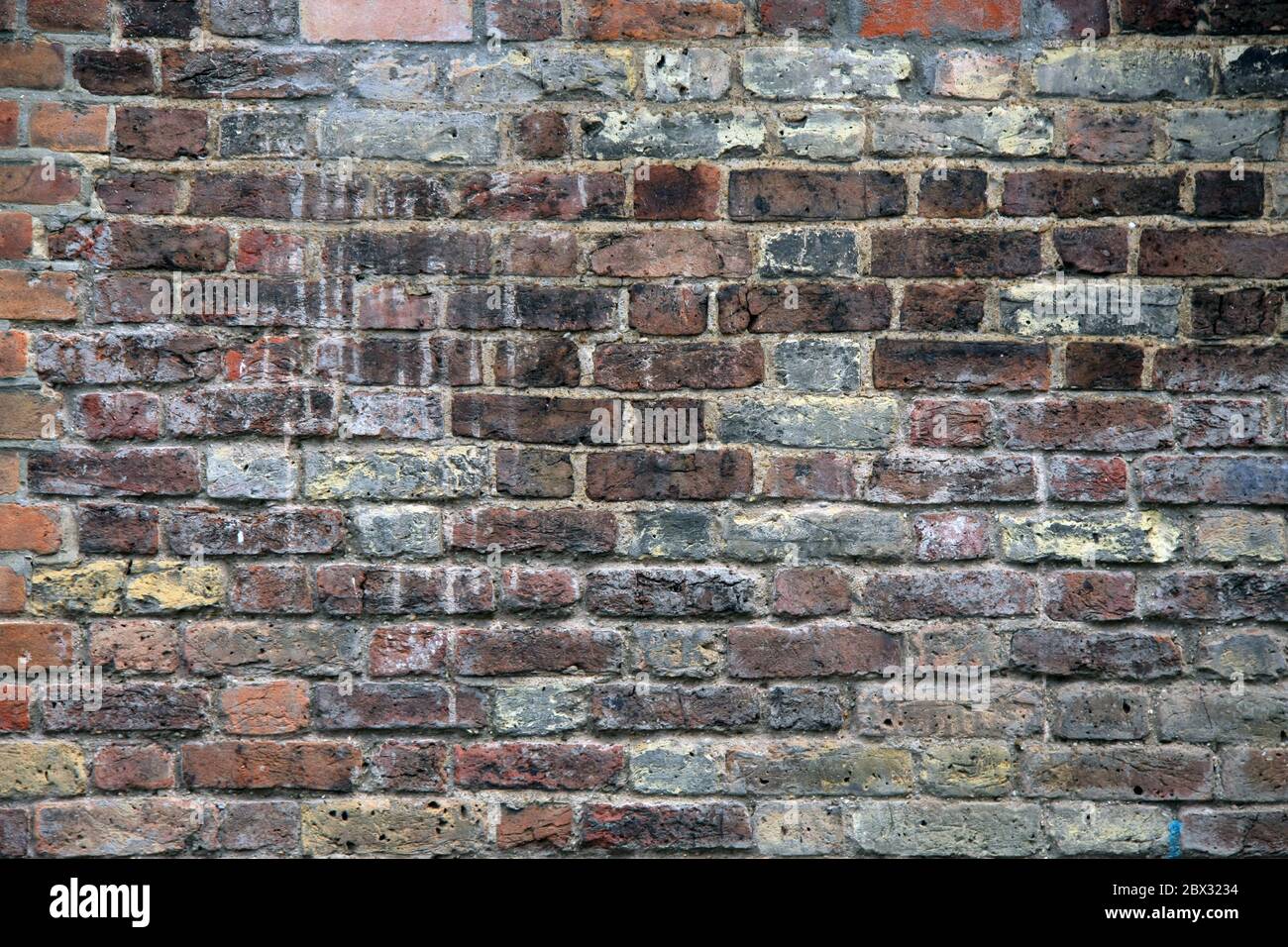 Old weathered brick wall texture - old architectural wall stained and ...