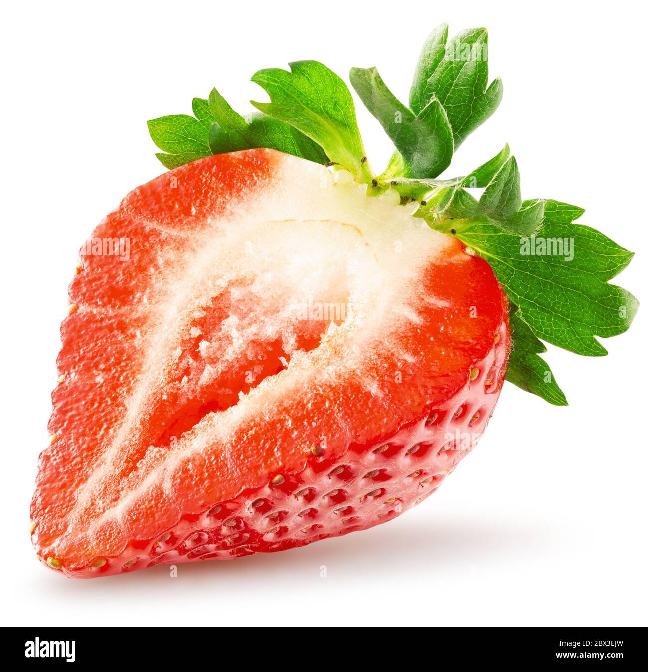Half of a strawberry Cut Out Stock Images & Pictures - Alamy