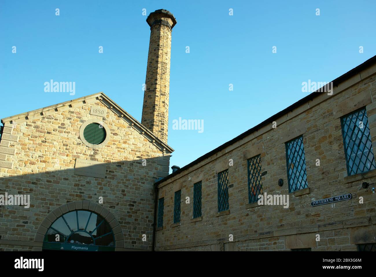 The old ironworks at the Elsecar Heritage Center museum, Barnsley