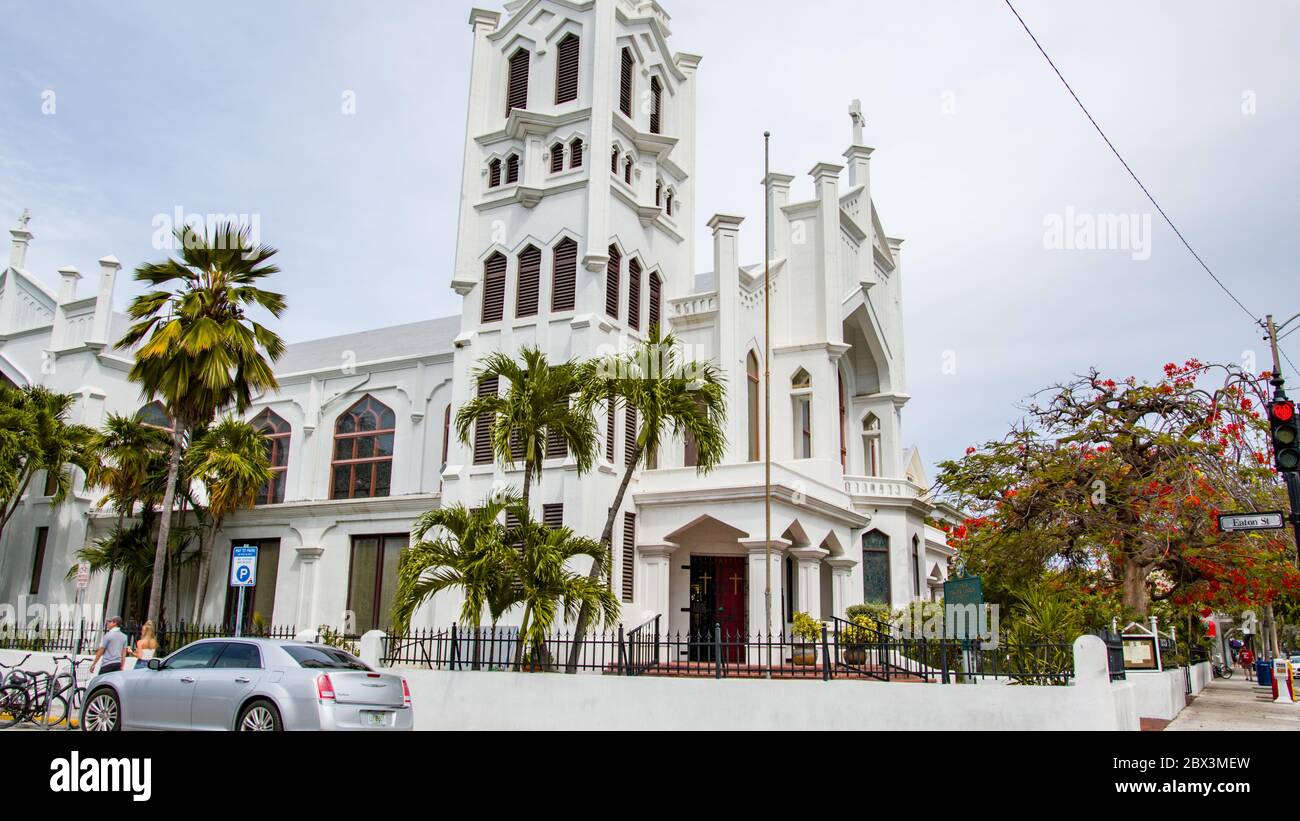 Saint Pauls Episcopal Church Key West Florida USA Stock Photo