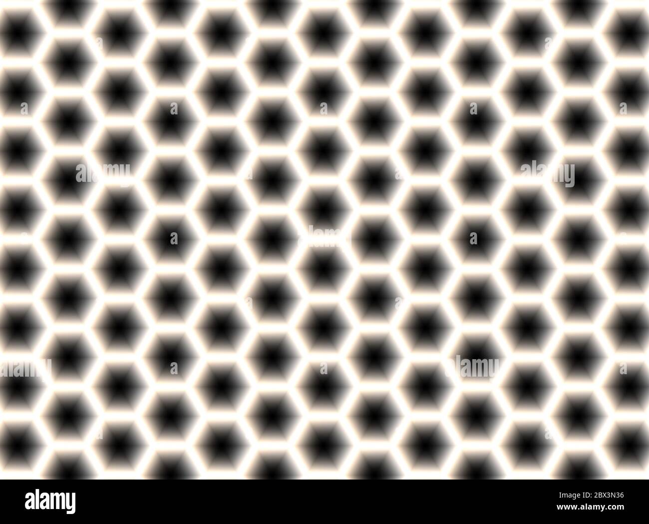 Abstract background, gradient elegant vibrant, black and gray hexagons decorative geometric wall Stock Photo