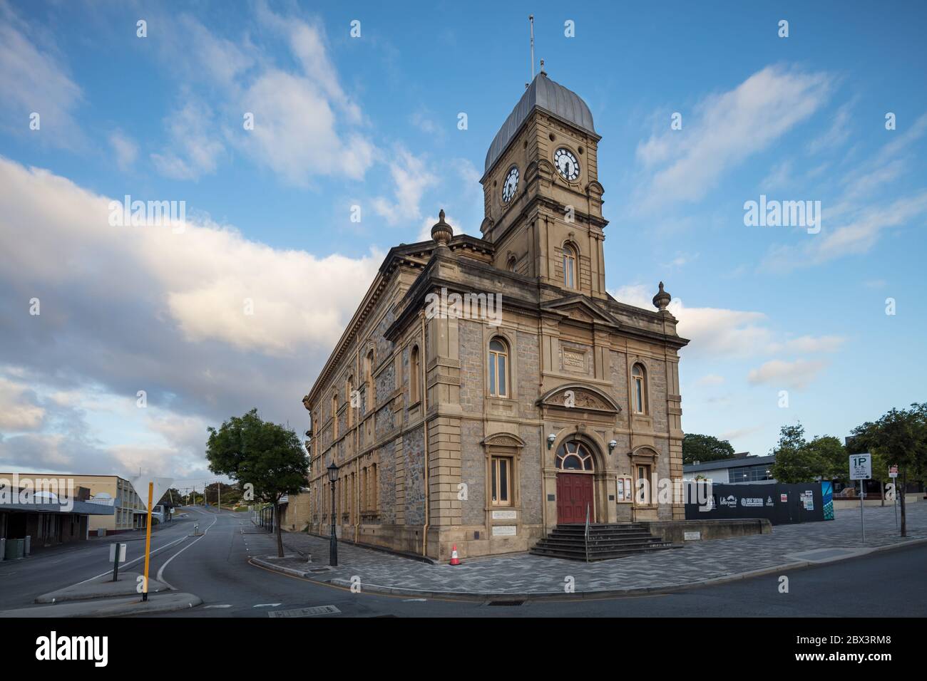 Albany Western Australia November 11th 2019 : Early morning view of Albany town Hall, Albany, Western Australia Stock Photo