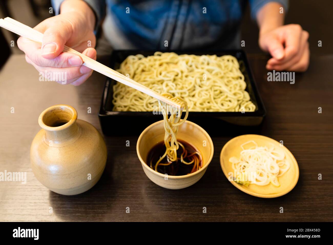 Japanese soba noodle hires stock photography and images Alamy