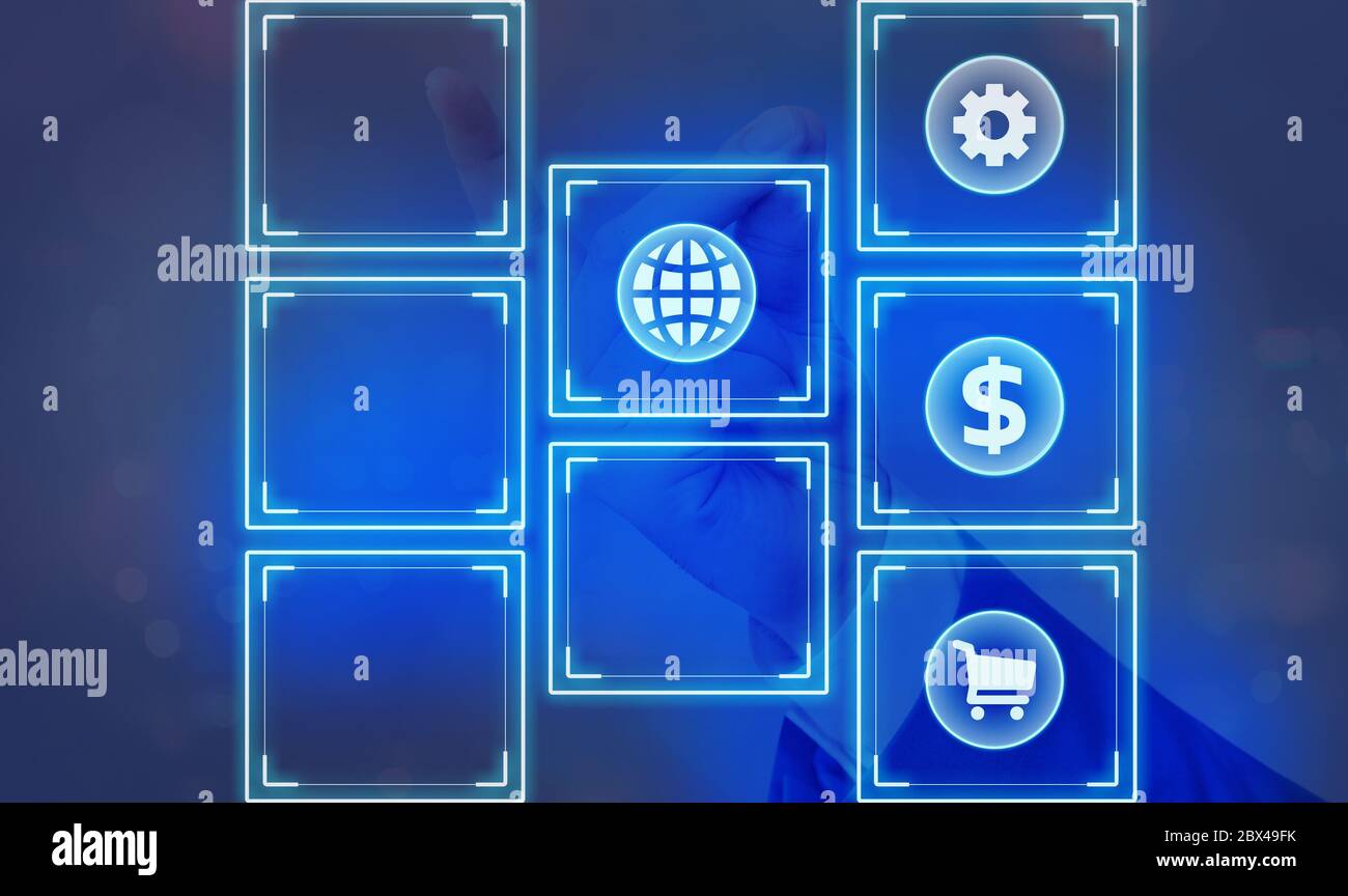 Information Digital Technology Network Connection Infographic Elements ...