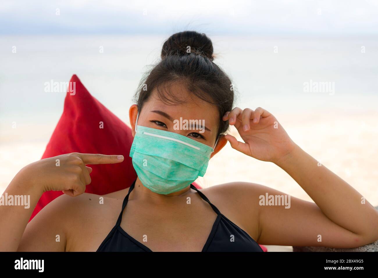 Page 2 Face Beach Mask China High Resolution Stock Photography And Images Alamy