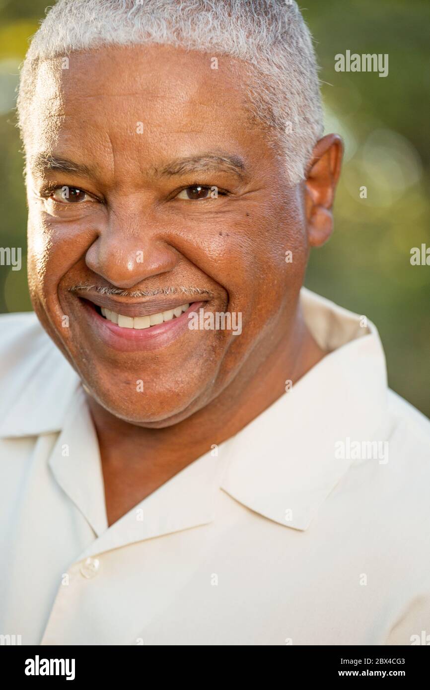 African American mature man. Stock Photo