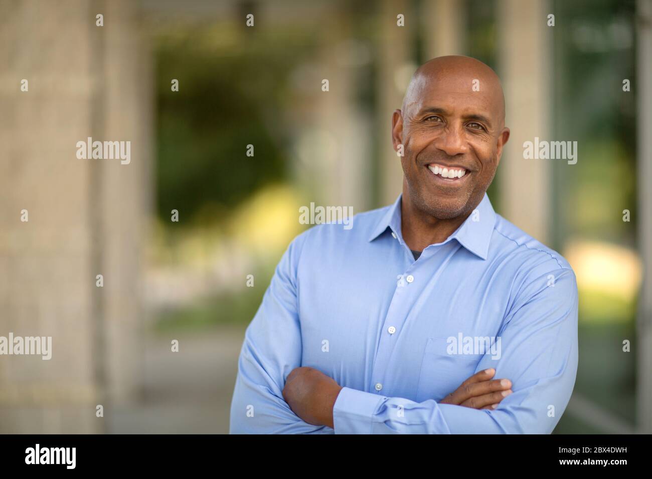 Happy black man 50s hi-res stock photography and images - Alamy