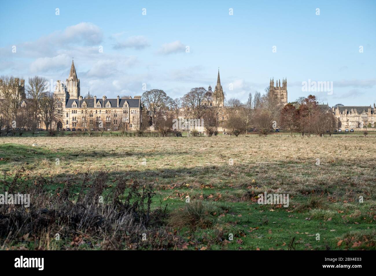 Christchurch College Oxford From Christchurch Meadow With Radcliffe christchurch-college-oxford-from-christchurch-meadow-with-radcliffe