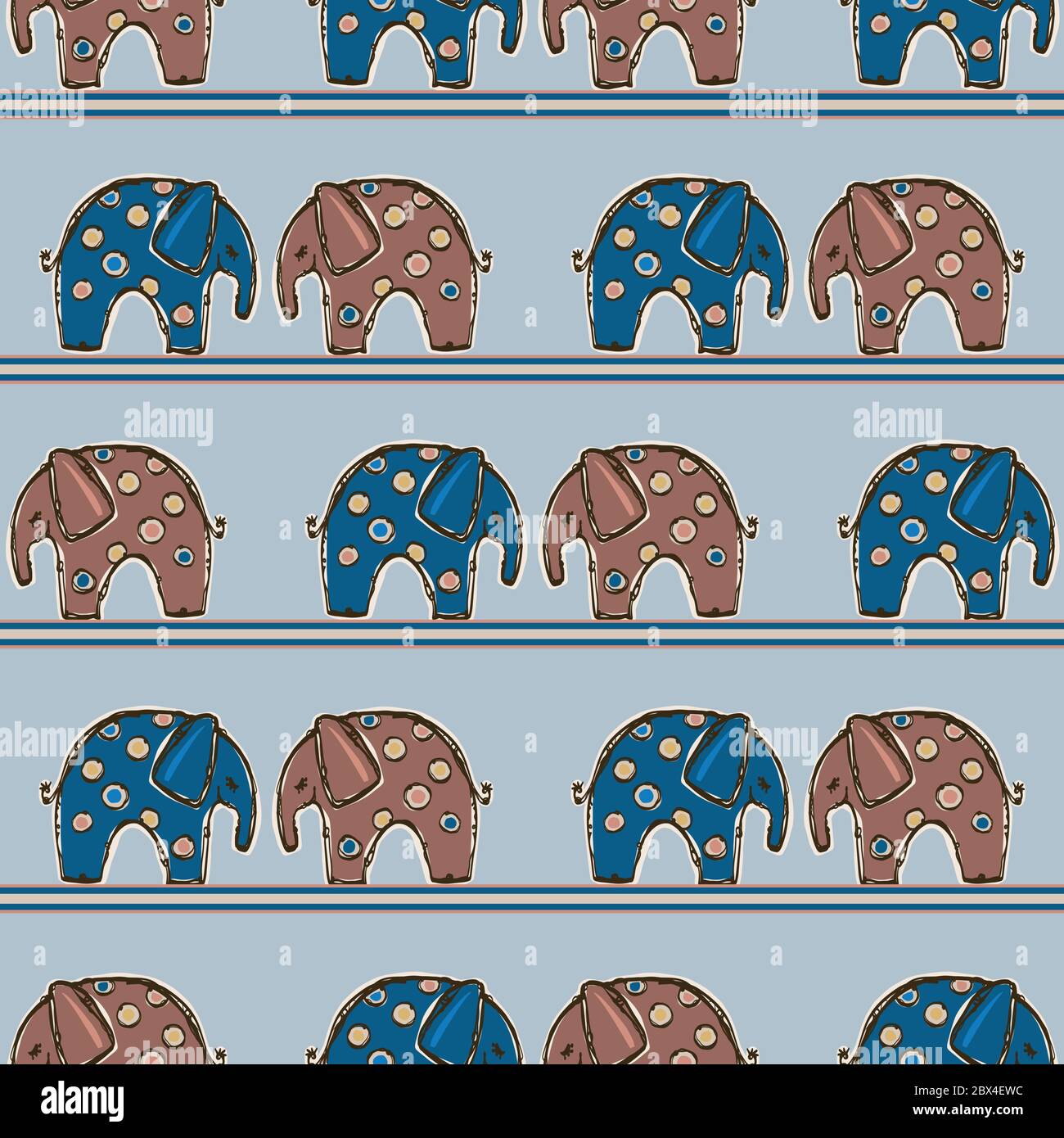 Kawaii Elephant Baby Design Vector High Resolution Stock Photography And Images Alamy