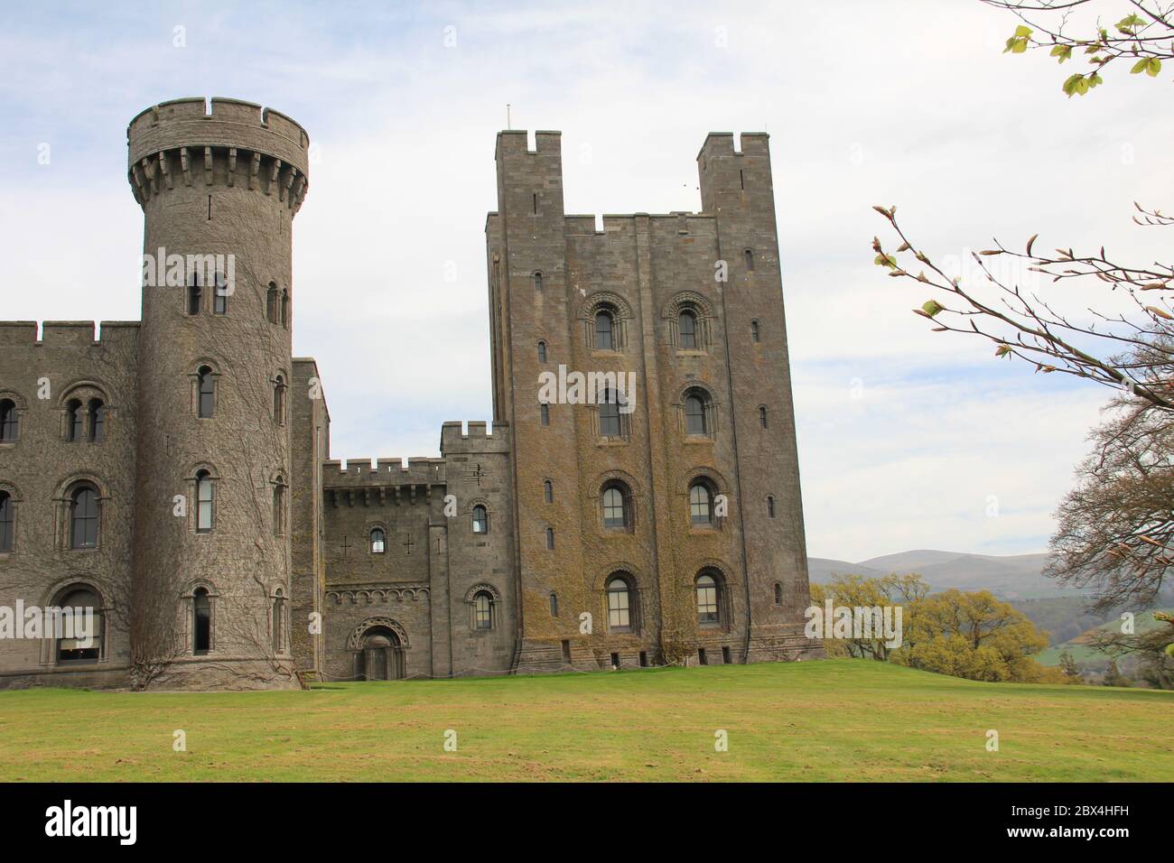 Penrhyn Castle and Garden in Llandygai,North Wales. United Kingdom Stock Photo