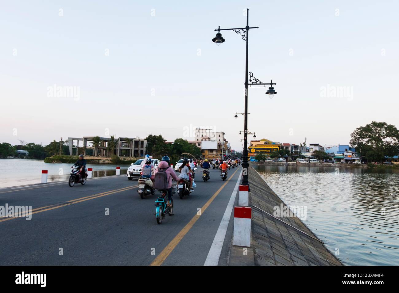 Cau Dap Da, bridge over Perfume River, Hue, Vietnam Stock Photo