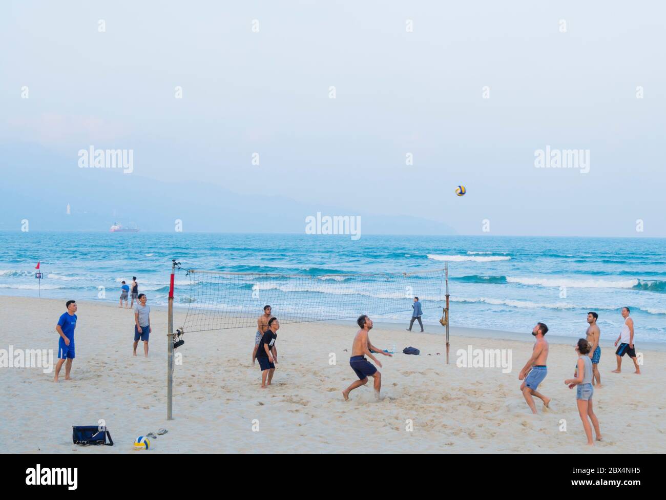 Beach volleyball china hi-res stock photography and images - Alamy