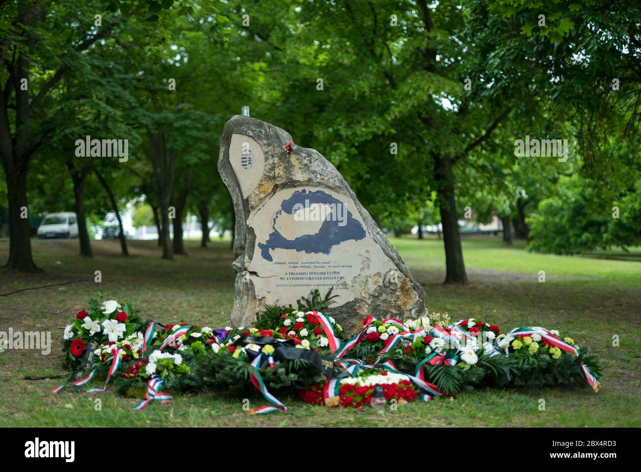 The 100th anniversary of the Treaty of Trianon in Hungary. Stock Photo