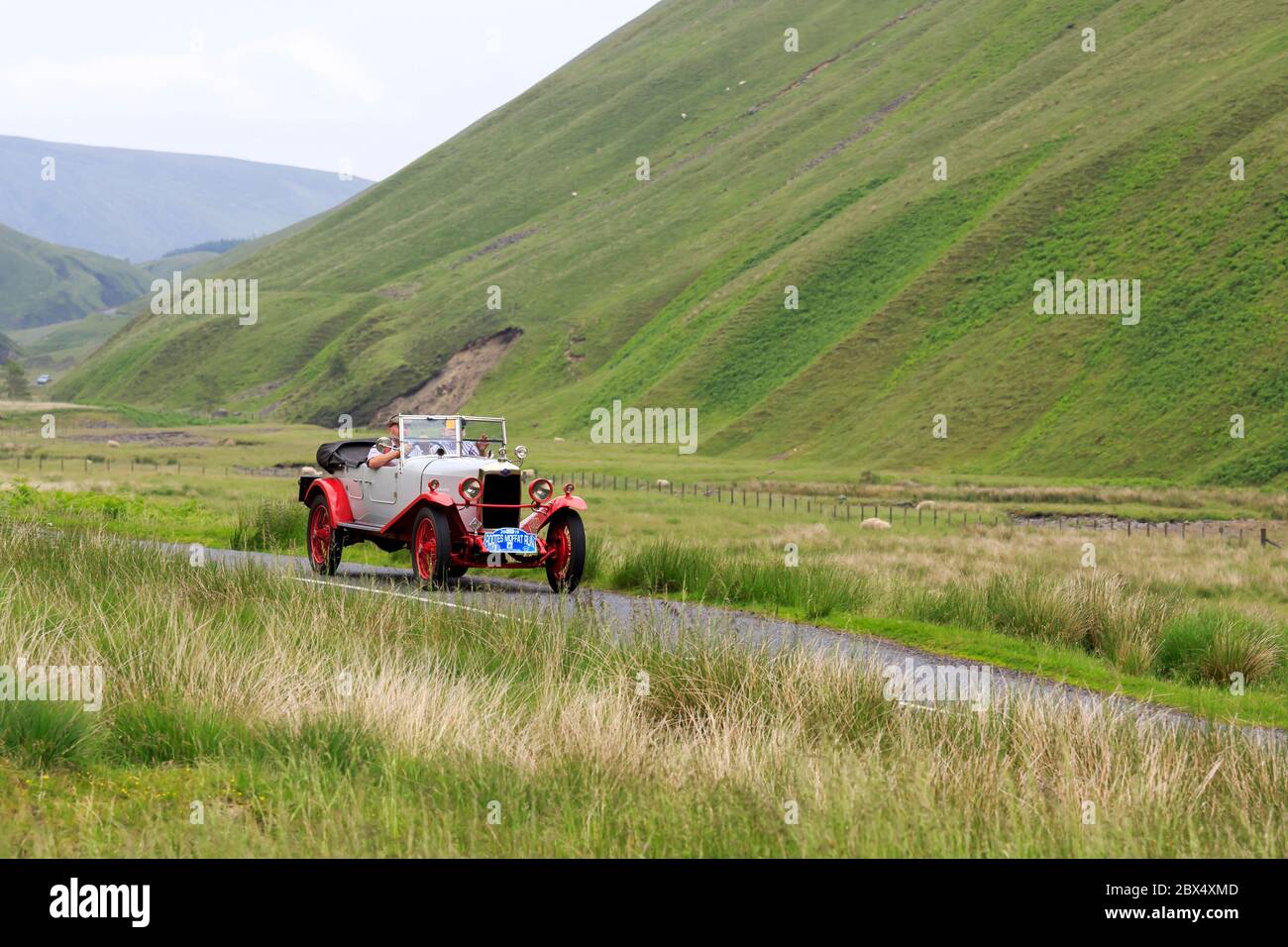 MOFFAT, SCOTLAND JUNE 29, 2019 1930 Riley Nine Sports Tourer vintage