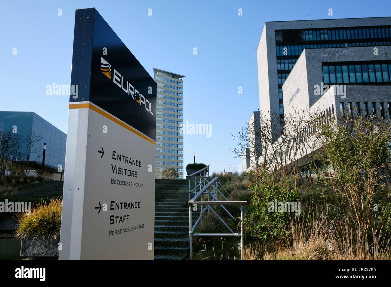 Europol headquarters, the law enforcement agency of the European Union Stock Photo