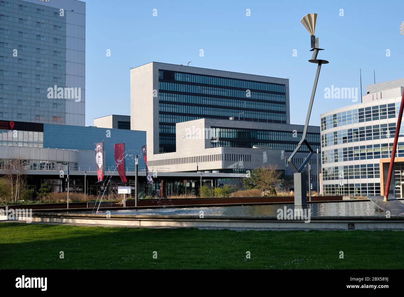 Europol headquarters, the law enforcement agency of the European Union ...