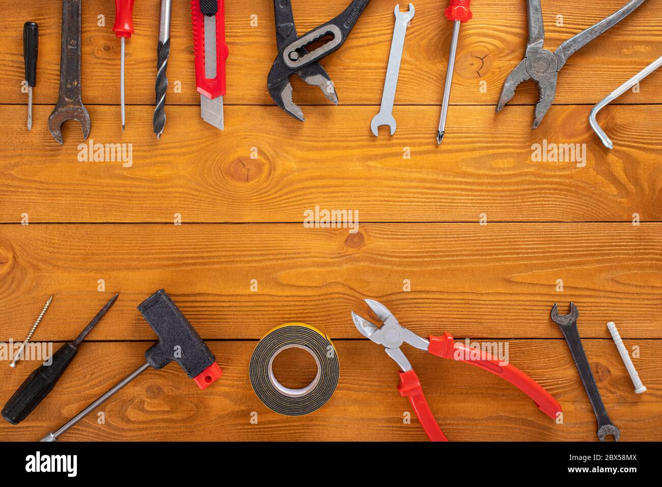 Building repair tools space hi-res stock photography and images - Alamy