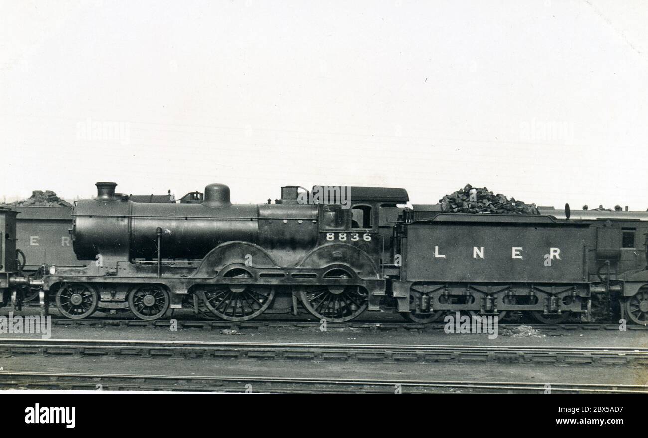 LNER steam locomotive, n. 8836, probably 1930 Stock Photo - Alamy
