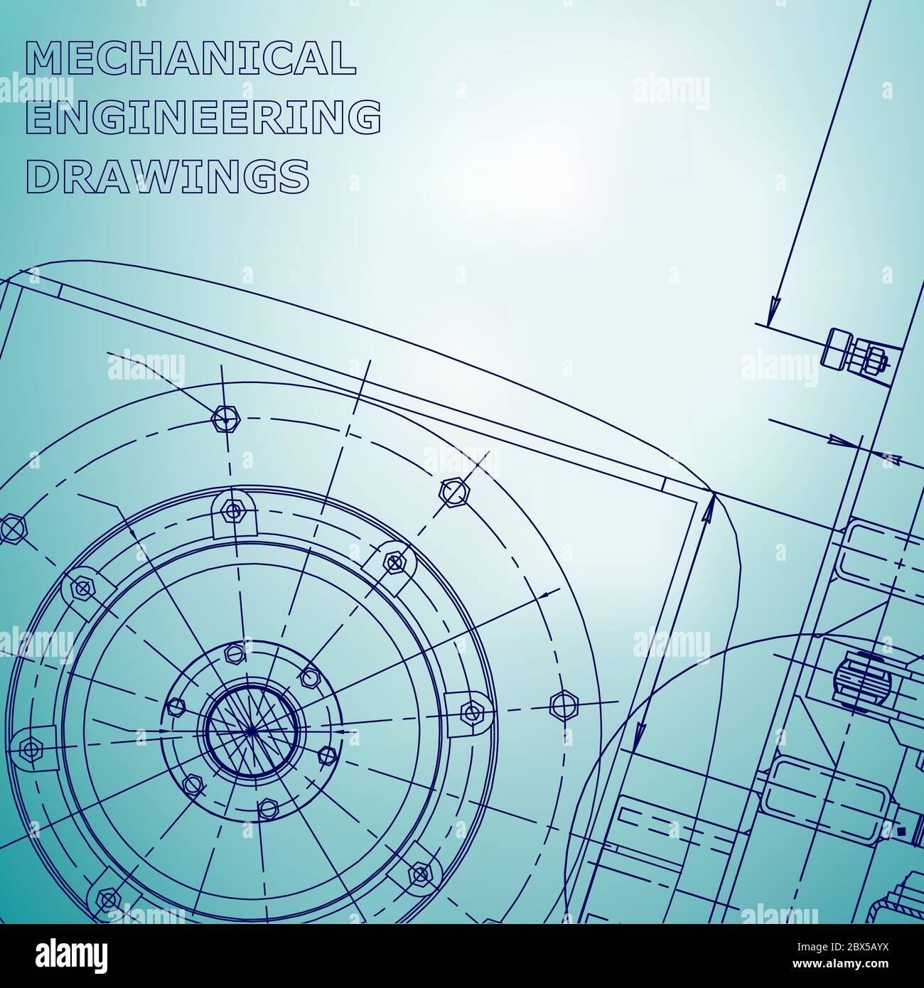 Computer aided design systems. Blueprint, scheme, plan, sketch. Light ...