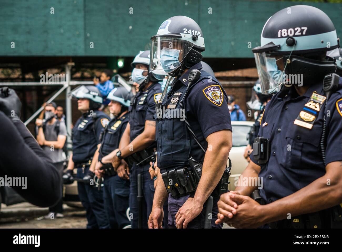 Black Lives Matter Protesters demanding racial justice and all police ...