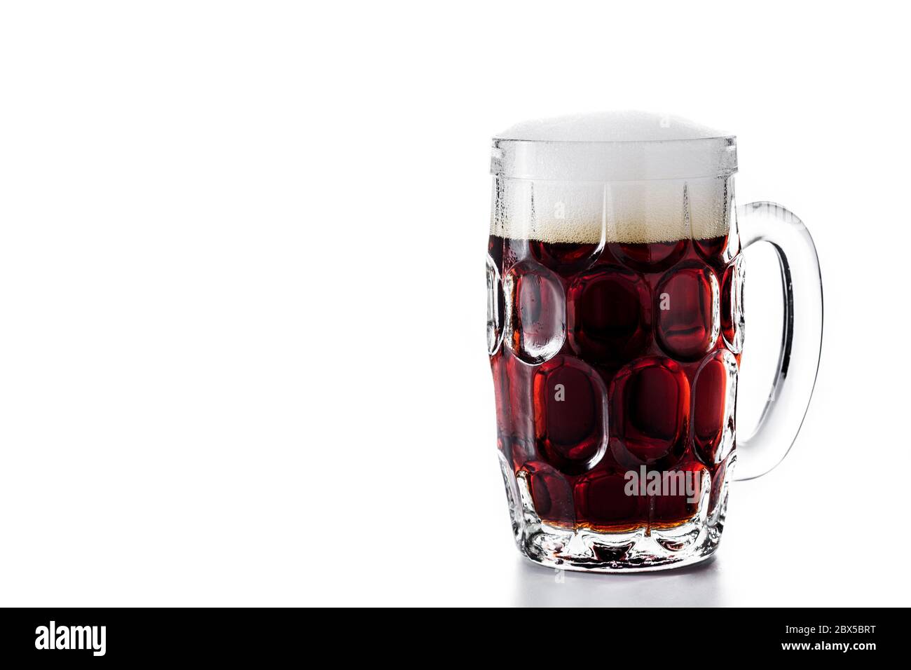 Traditional kvass beer mug isolated on white background Stock Photo Alamy