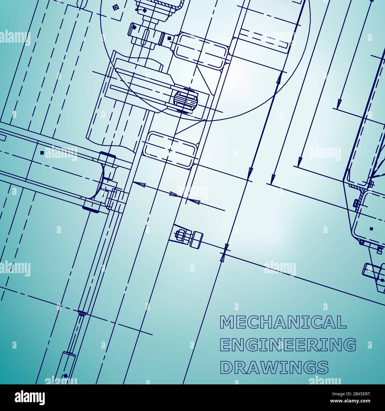 Blueprint. Vector engineering illustration. Technical illustrations ...