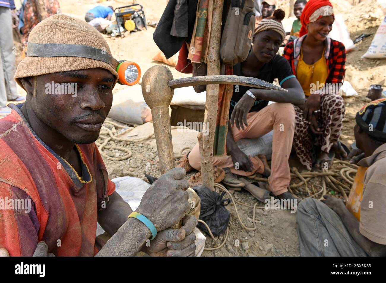 Gold miner with pickaxe hi-res stock photography and images - Alamy