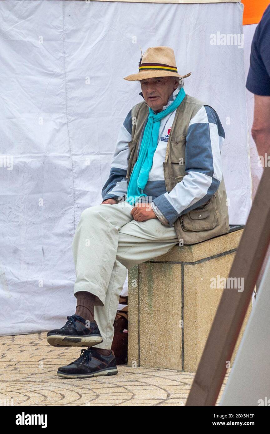 Bantry, West Cork, Ireland. 5th June, 2020. Convicted murderer Ian Bailey was at Bantry Friday Market today. Bailey was convicted of the 1996 murder of Sophie Toscan Du Plantier in a Paris Court, in his absence. Credit: AG News/Alamy Live News Stock Photo