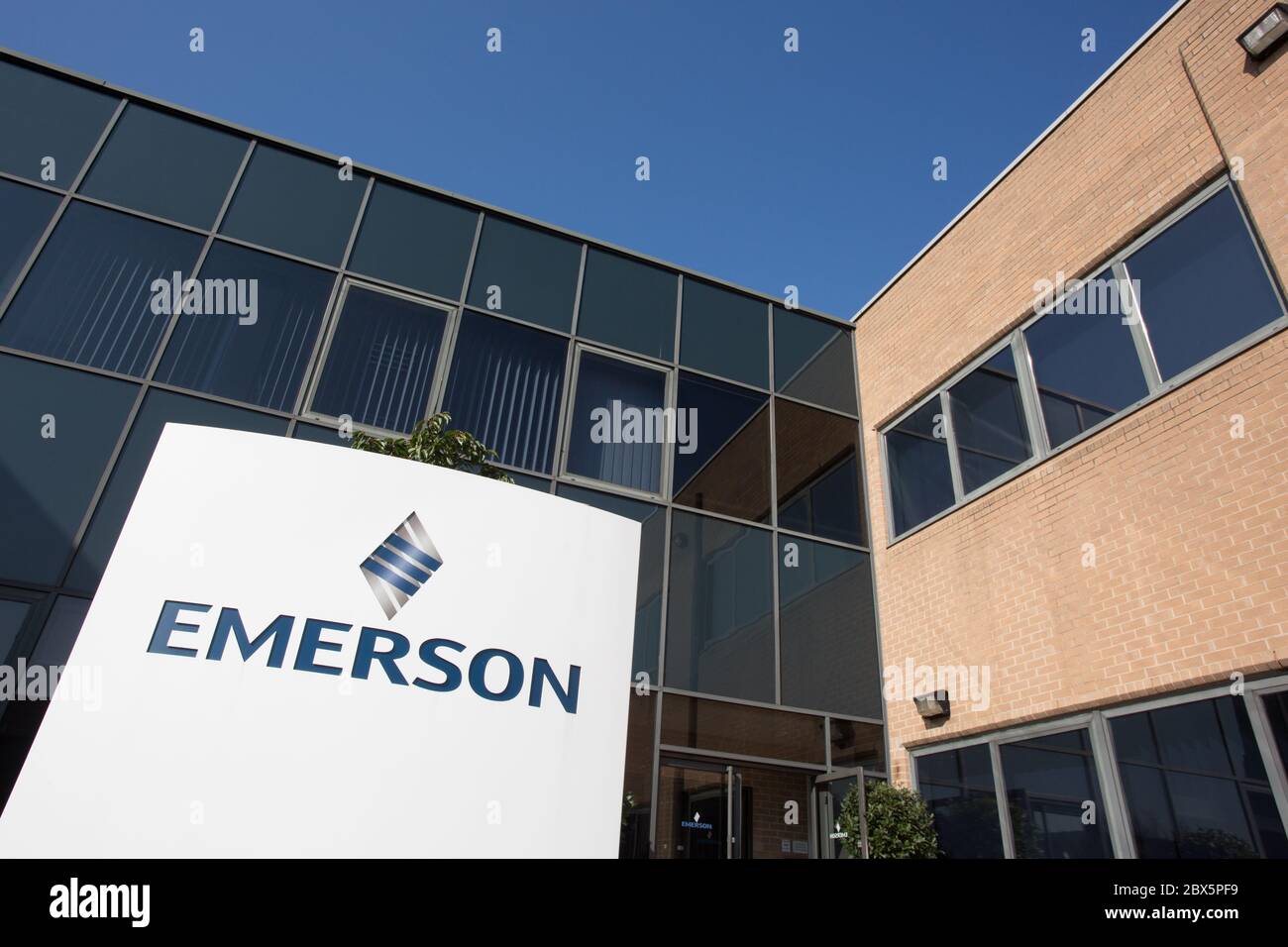 Emerson Automation Solutions, Leicester Stock Photo Alamy