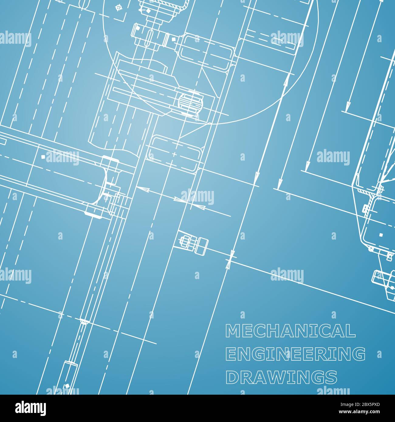 Blueprint. Vector engineering illustration. Technical illustrations ...