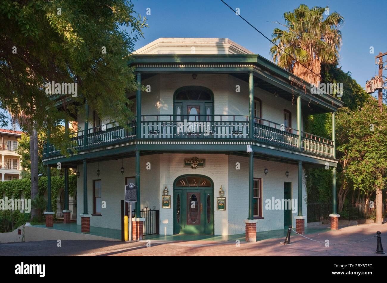 The Tack Room Steakhouse, BruniCantu Building (1884), housed first