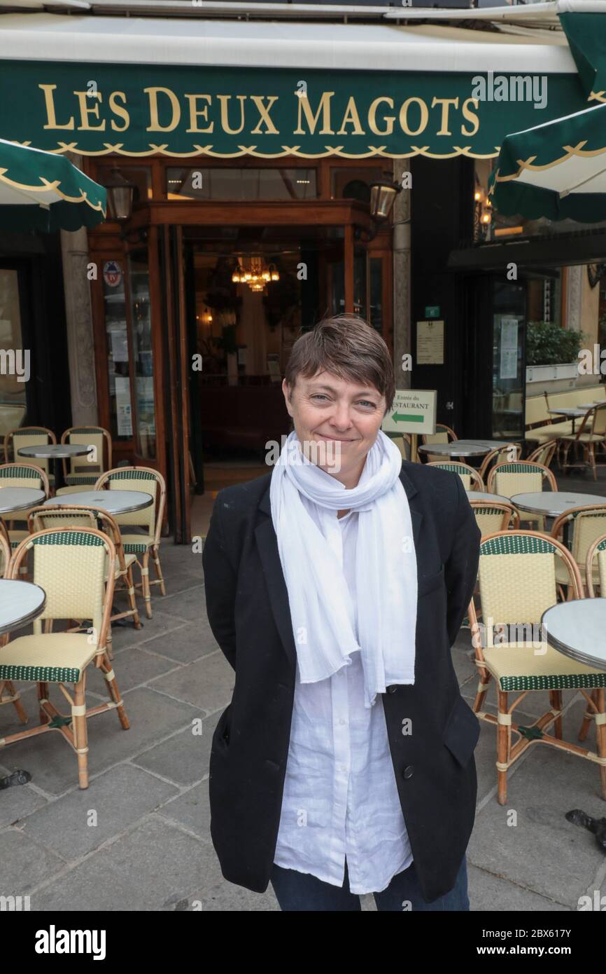 CATHERINE MATHIVAT, GENERAL MANAGER BRASSERIE LES DEUX MAGOTS IN PARIS ...