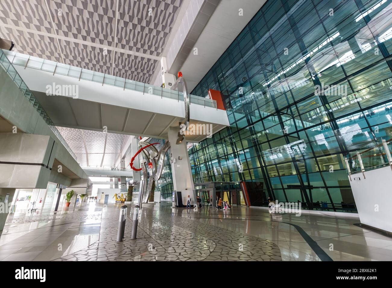 Jakarta, Indonesia January 28, 2018: Terminal 3 at Jakarta Soekarno-Hatta airport CGK in Indonesia. Stock Photo