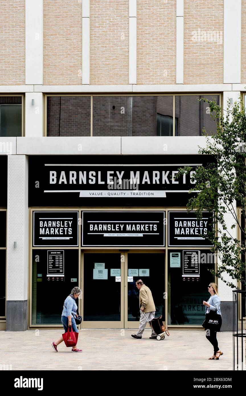Barnsley Markets building, part of the new Glassworks project in the