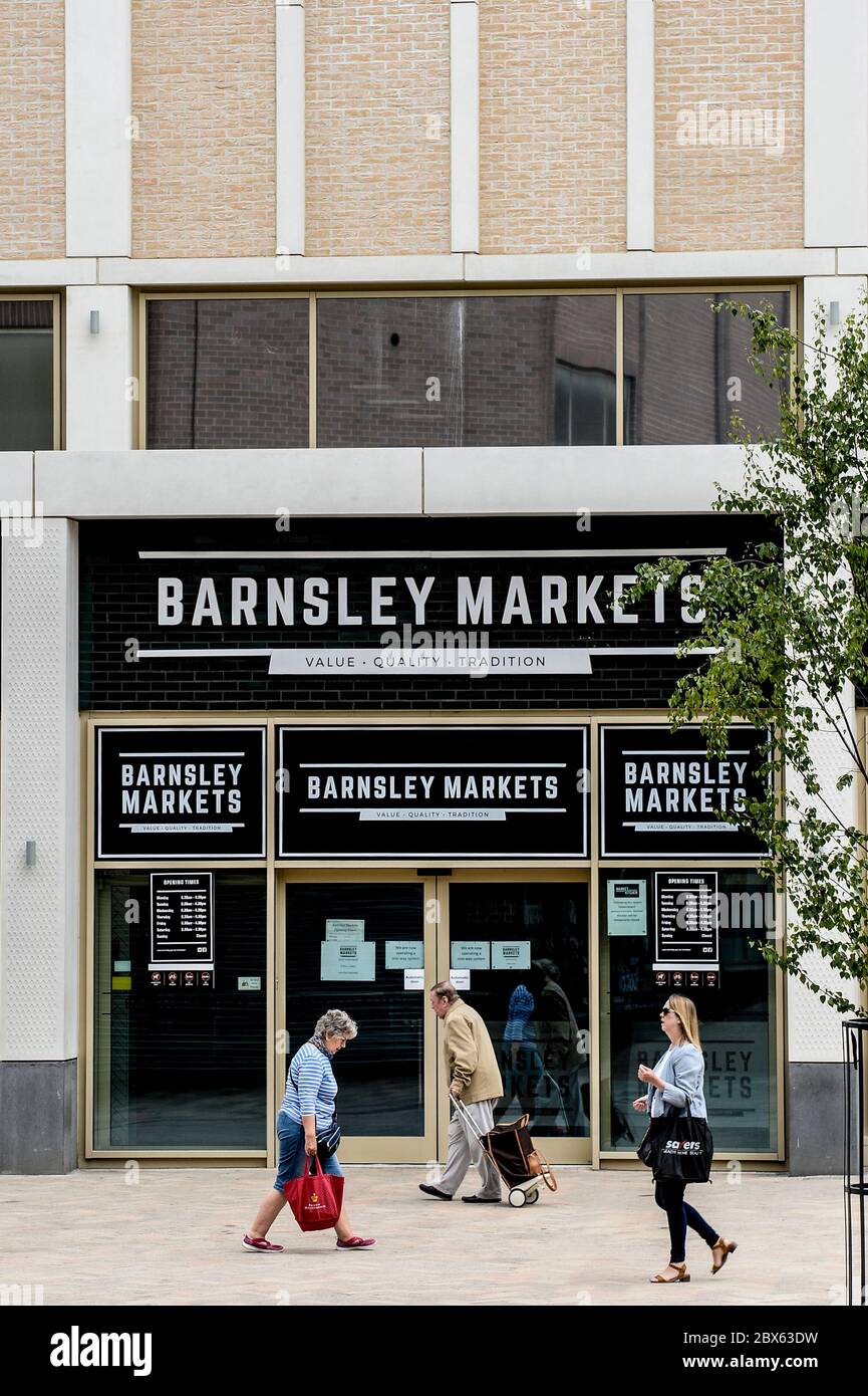 Barnsley Markets building, part of the new Glassworks project in the
