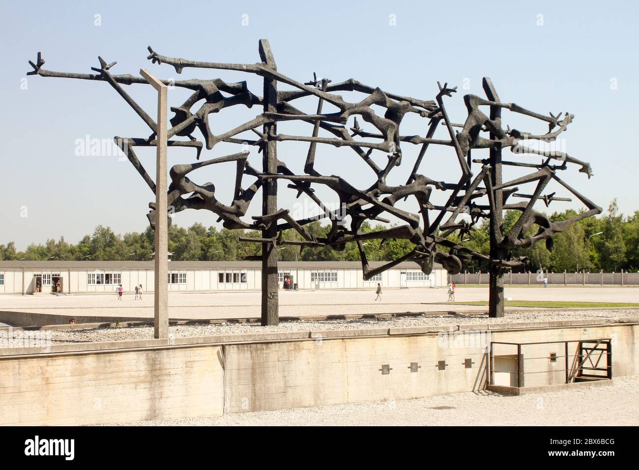 Concentration Camp Dachau Munich 27/02/2012 Stock Photo