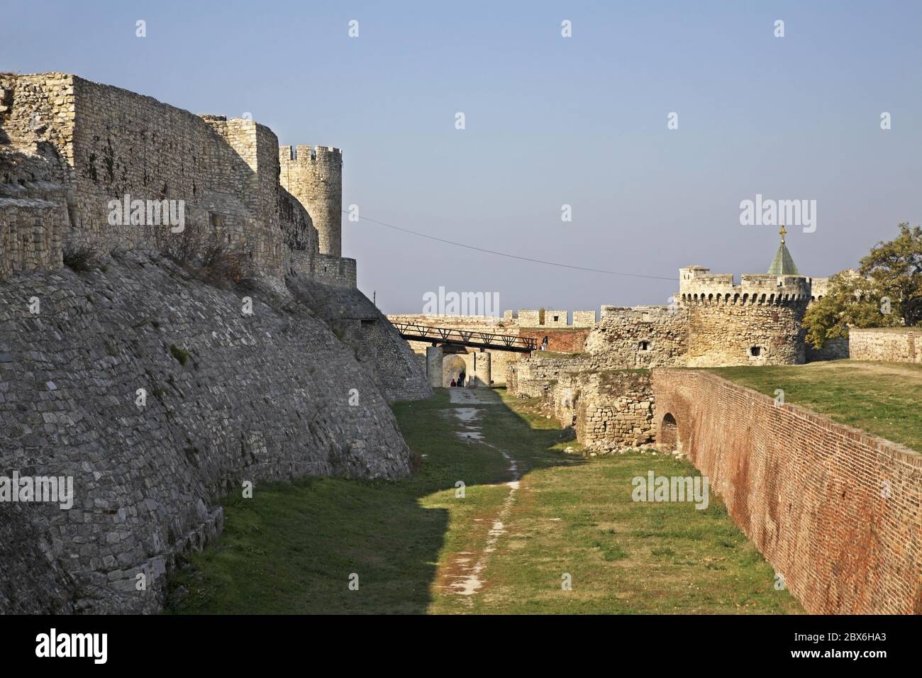 Kalemegdan fortress in Belgrade. Serbia Stock Photo