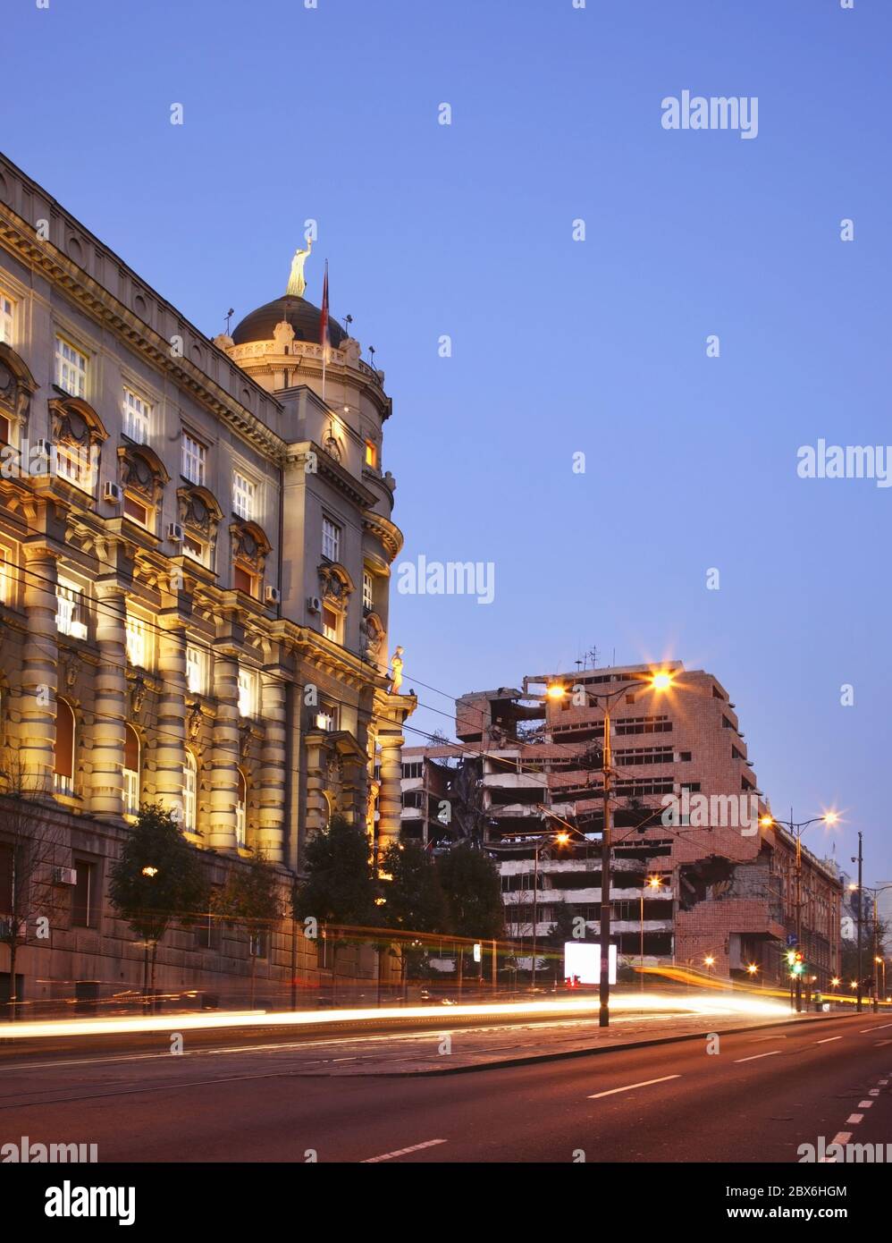 Nemanjina street in Belgrade. Serbia Stock Photo - Alamy