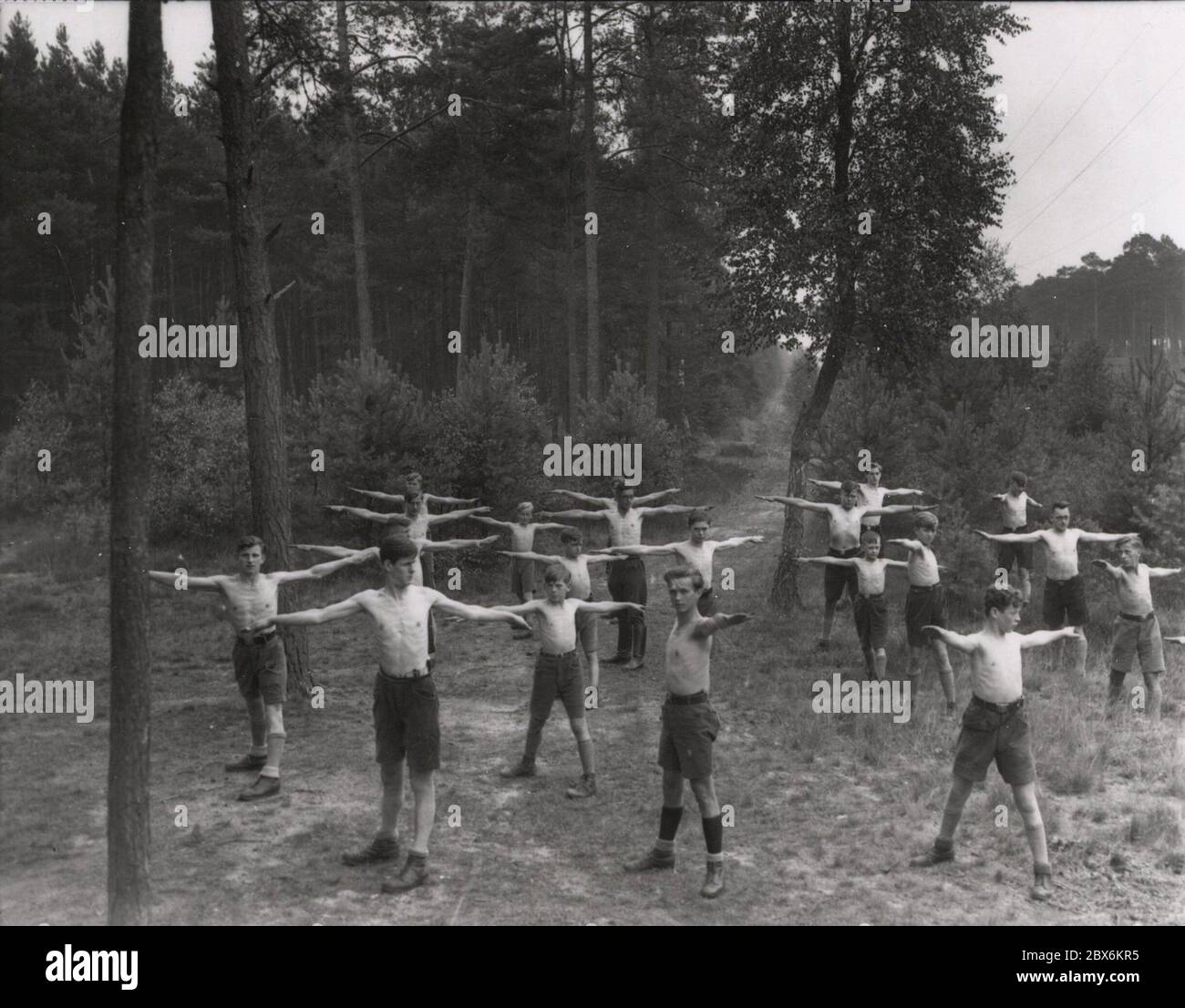 Hit Let Camp JH summer camp Heinrich Hoffmann Photographs 1933 Adolf Hitler's ...