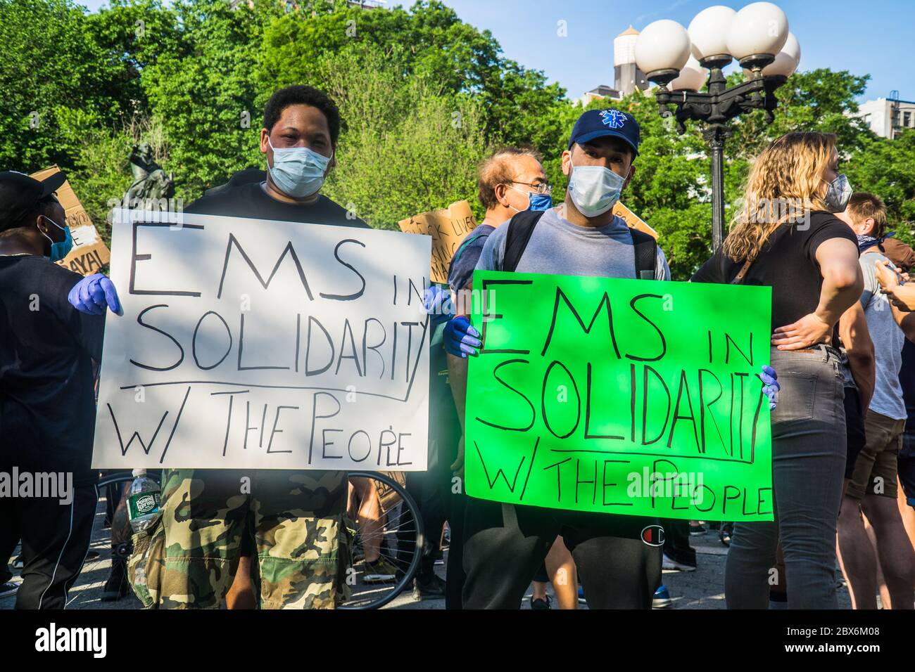 Black Lives Matter Protest Stock Photo - Alamy