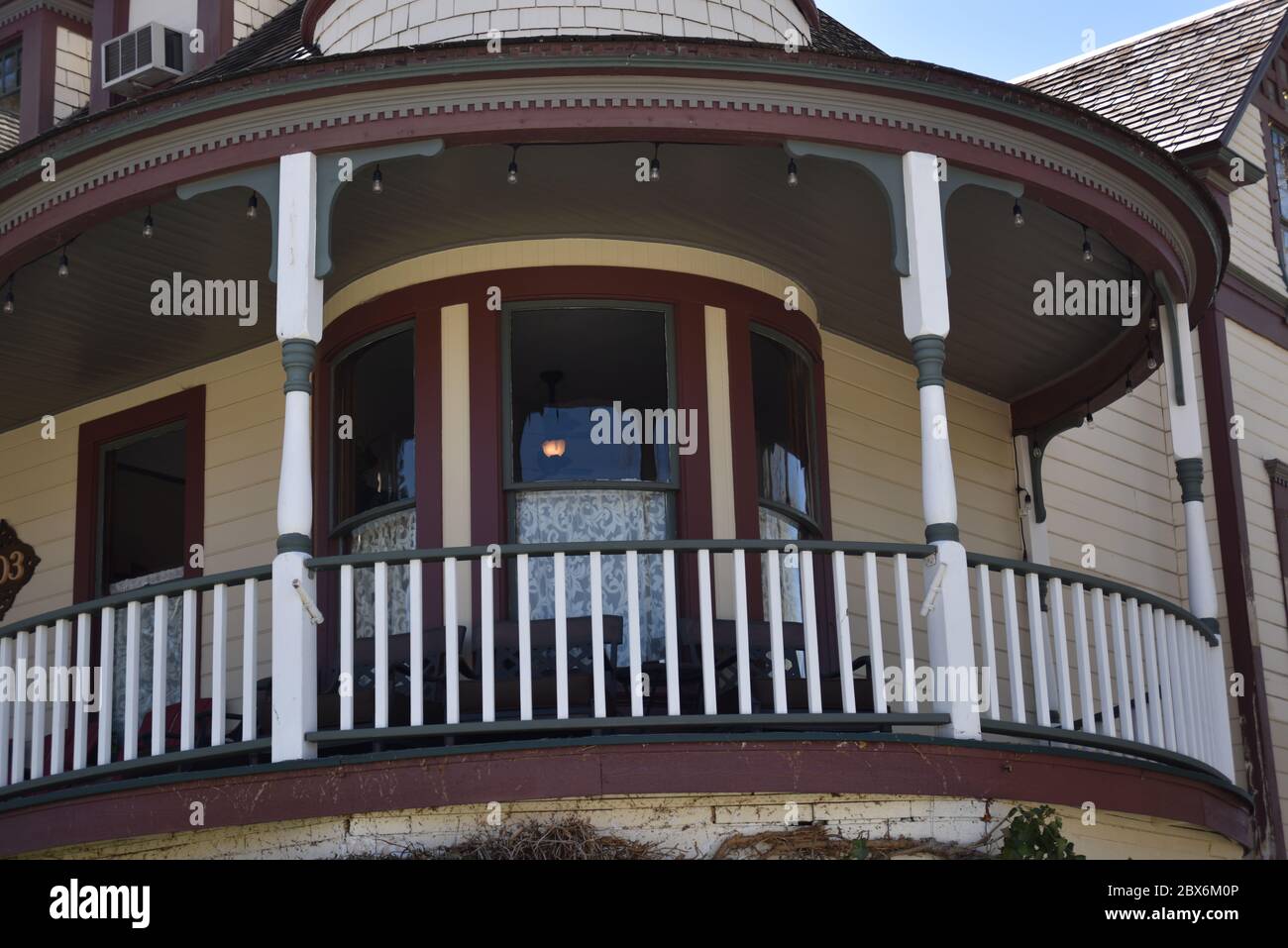 Prescott, AZ. U.S.A. April 22, 2020. The Mark’s Victorianstyle 1894